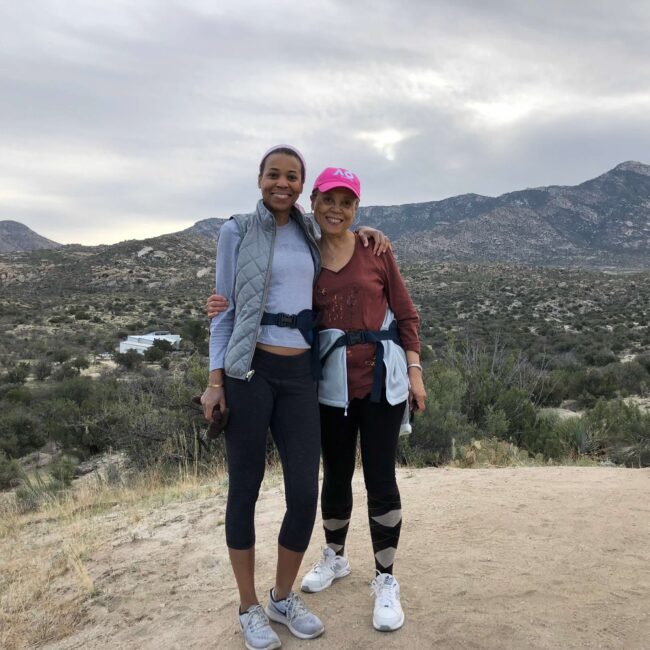 Hikes with Mom.