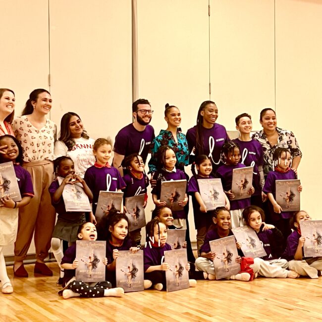 Helen got to hang out with Misty Copeland and the cutest ballerinas.