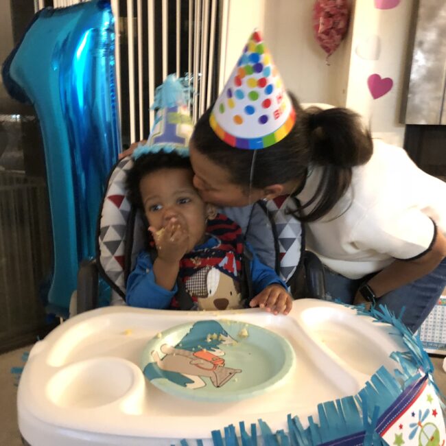 Our nephew's first birthday party.